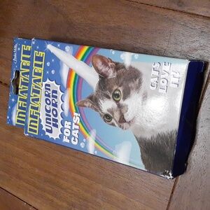 Inflatable Unicorn Horn for Cats Or Dogs!